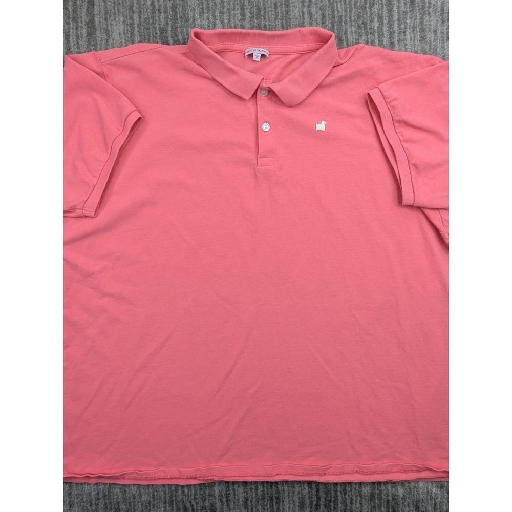 Frances Valentine Scottie Polo Shirt Pink Women's 3XL 100% Cotton Peru
